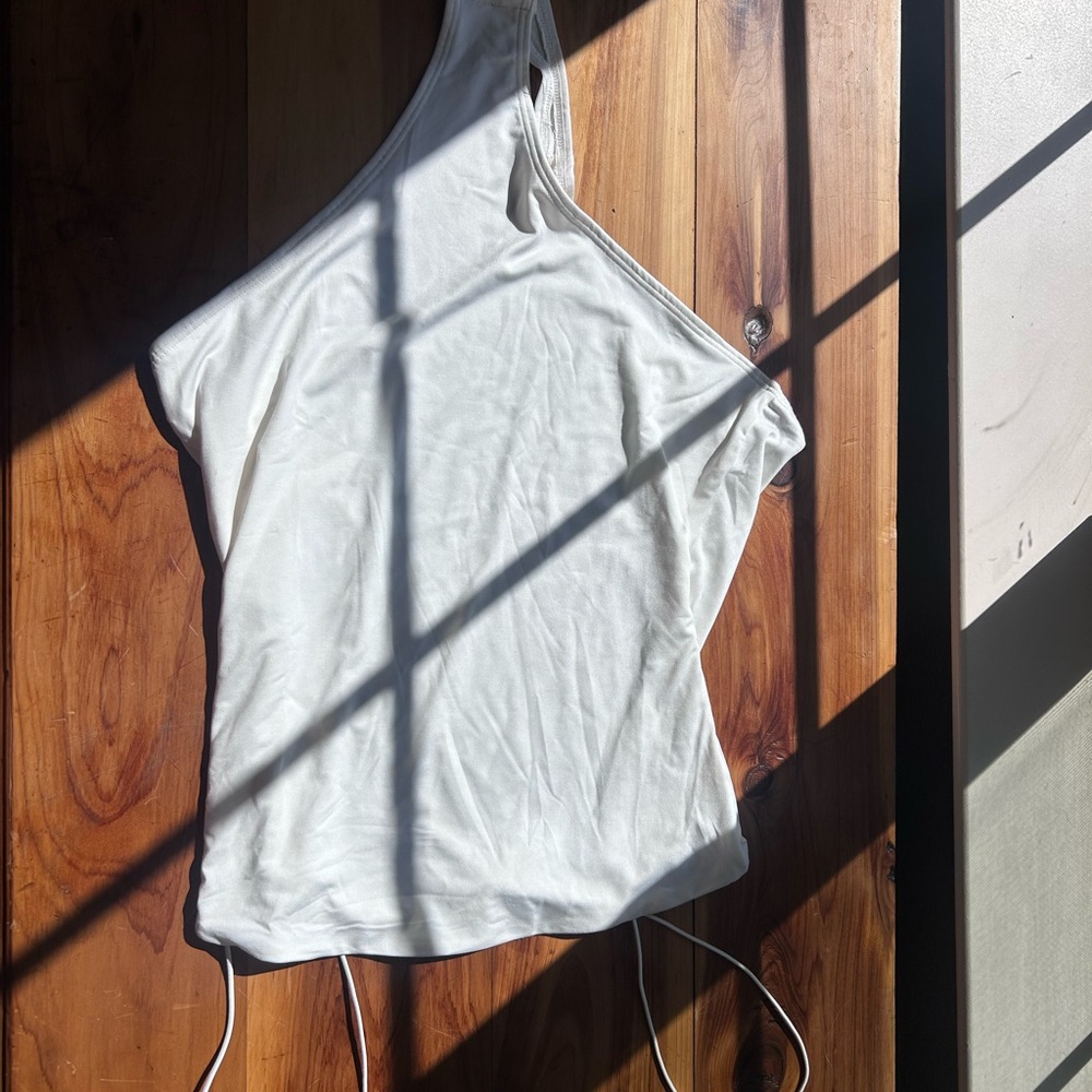 Elegant White straps body suit